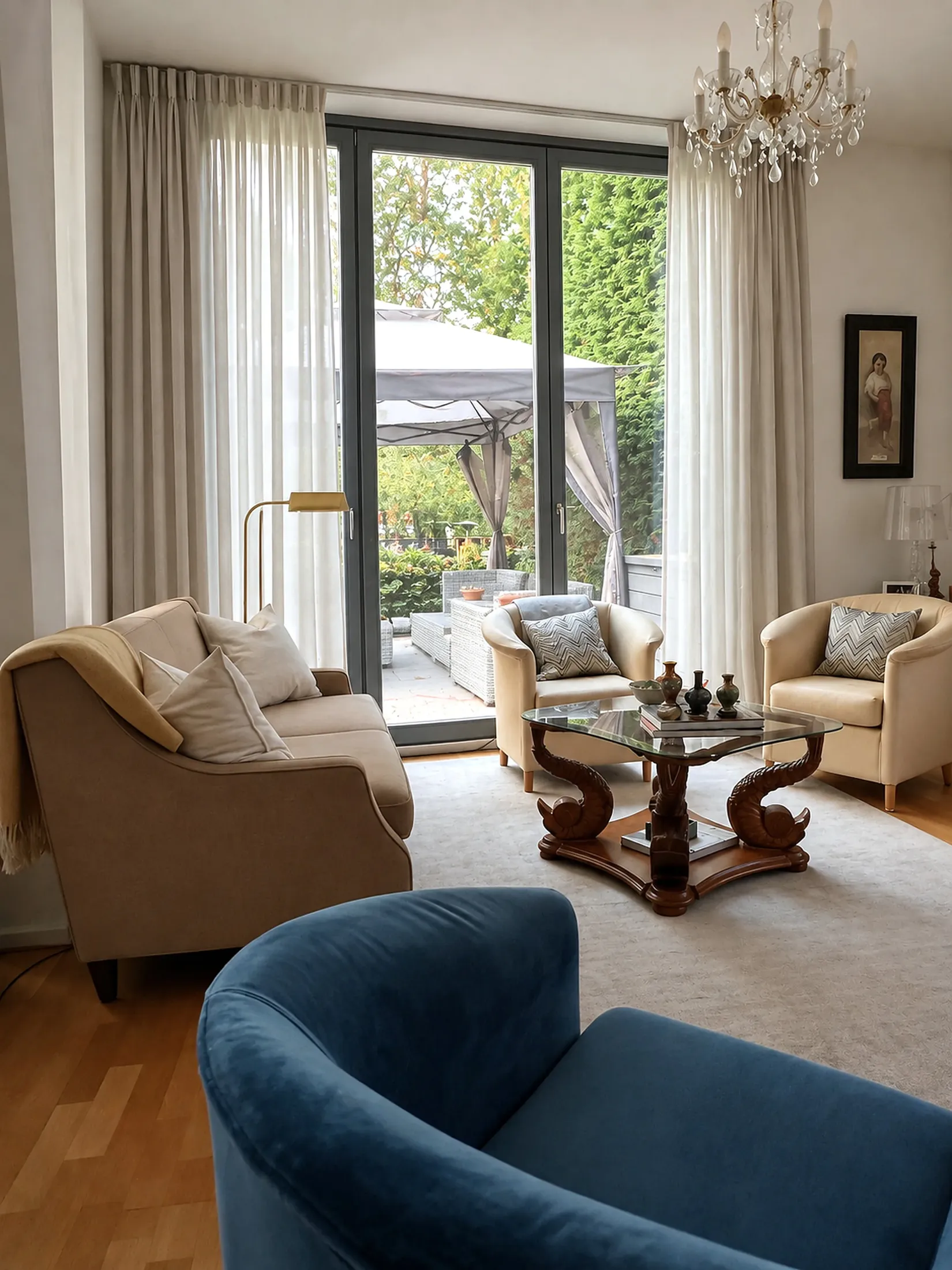 Wohnzimmer Gardinen
